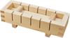 Yamako Hinoki Sushi Press, Small, 6-Cut, Made In Japan, 792474