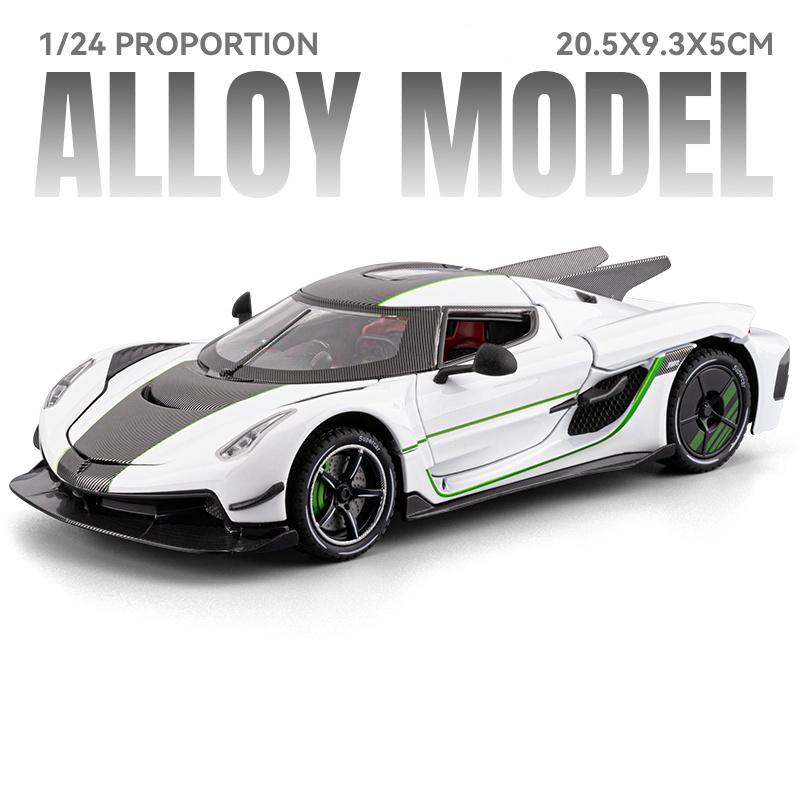 1:24 KNSG Jesko Absolut ONE 1 Gemera GT Суперкар Сплав Металл Литье под давлением Модель Автомобиля Домашний Декор Настольный Дисплей Украшение День Рождения