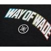 Li-Ning Удобная дышащая свободная футболка с коротким рукавом и принтом букв Wade Series, мужские топы, черная, AHSU169-1