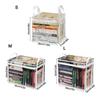 Transparent Comic Book Storage Bag Stackable Collection Container Portable Clear Pouch  Student