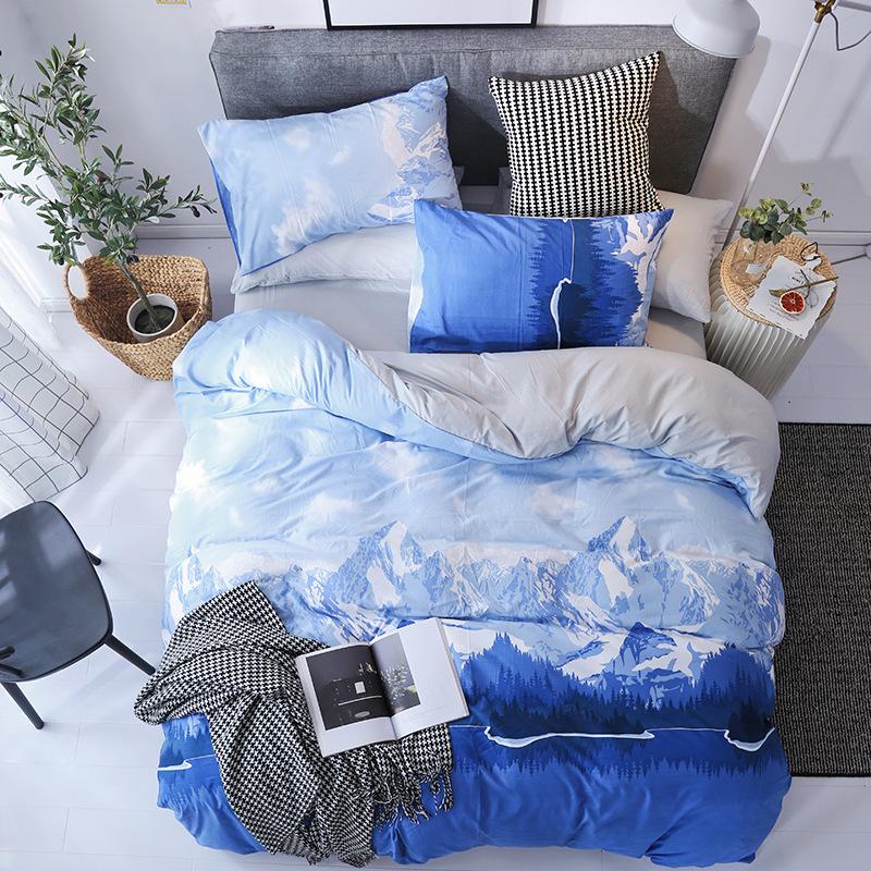  4 шт. комплект постельного белья, пододеяльники, льняные комплекты постельного белья, включая простыню