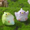 Set of 6 Cartoon Parrot Resins Figurine Miniature Garden Ornaments Cute Home Desk Decors Gift For Kids Nature Lover