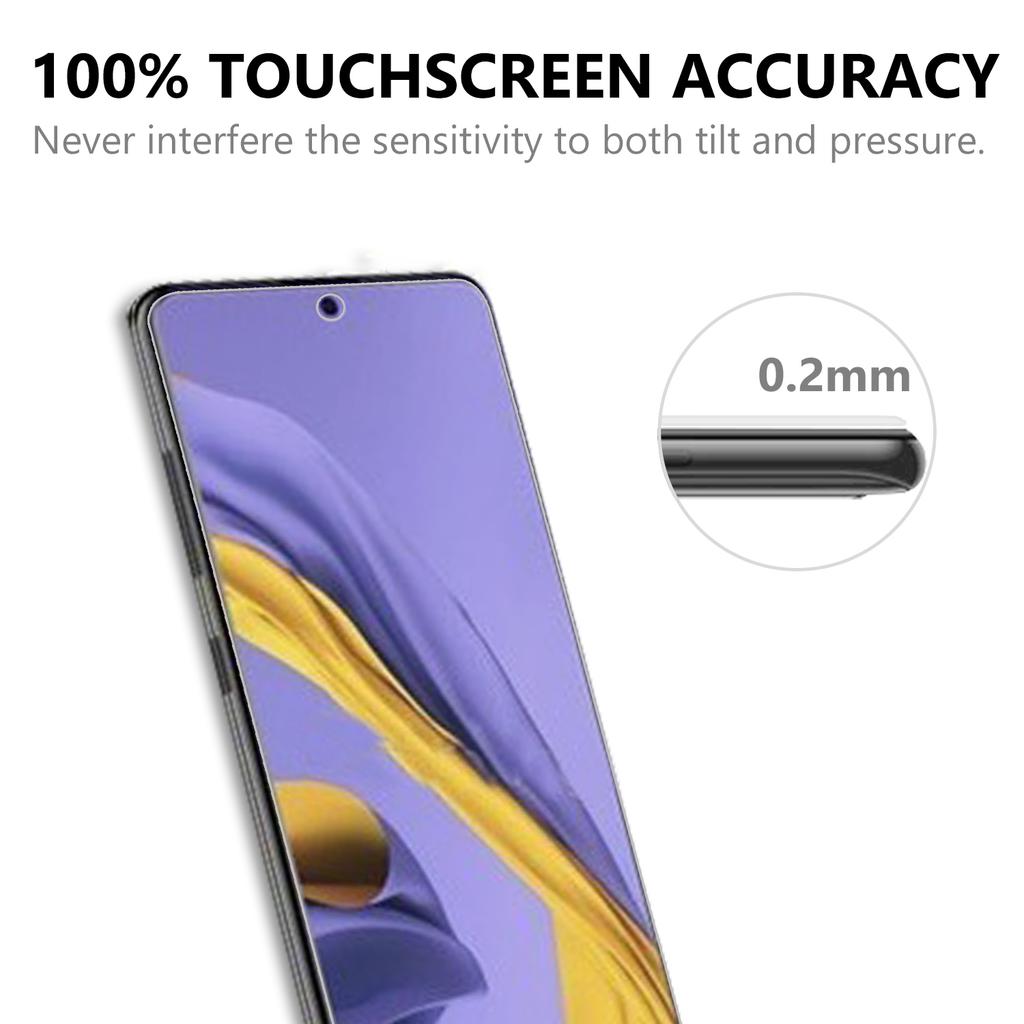 Для Samsung Galaxy A51 2.5D Закаленное стекло с олеофобным покрытием и дугообразными краями 9H Защитная пленка для экрана против взрыва