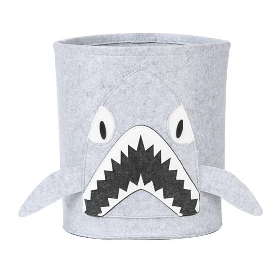 Корзина для белья с рисунком животных, компактная фетровая одежда, сумка для хранения игрушек для дома