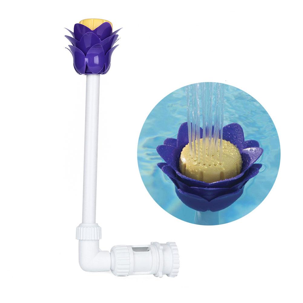 K 212 ABS Eco Friendly Non Toxic Adjustable Swimming Pool Petal Waterfall Fountain Accessory for Waterscape Decoration