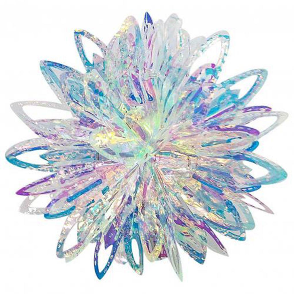 Принадлежности Неоновая пленка Снежинки Подвесные шары Голографический Снежный шар Домашний декор Рождественские украшения