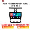 icreative 9 Inch Android Car Radio For Subaru Forester XV WRX 2015-2018 Multimedia Player 2Din Navigation GPS Head Unit