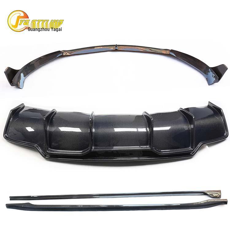 Carbon Fiber Body Kit for Tesla Model 3/Y: Front/Rear Lip & Side Skirt Mod