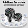 Автомобильное зарядное устройство USB C с 6 портами USB Type C и 4 портами для iPhone, Android, Samsung, iPad Pro, PD, QC3.0, многопортовая быстрая зарядка