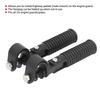 Pair of Motorcycle Foot Pegs Clamp Footrest Mount for 1in Engine Crash Bar Guard
