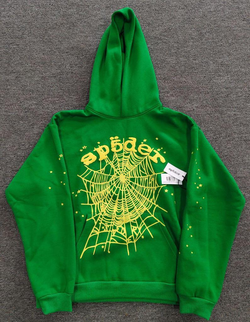 Мужская толстовка с принтом «Паутина» - Модная, свободного кроя, с плюшевой подкладкой