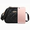 Yogodlns Fashion PU Leather Plaid Flap Bag Casual Messenger Crossbody Bag Solid Shoulder Bag