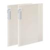 KOKUYO Clear Book Novita Fixed Type A4 20 Sheets White 2 Book Set La-NV20WX2SET