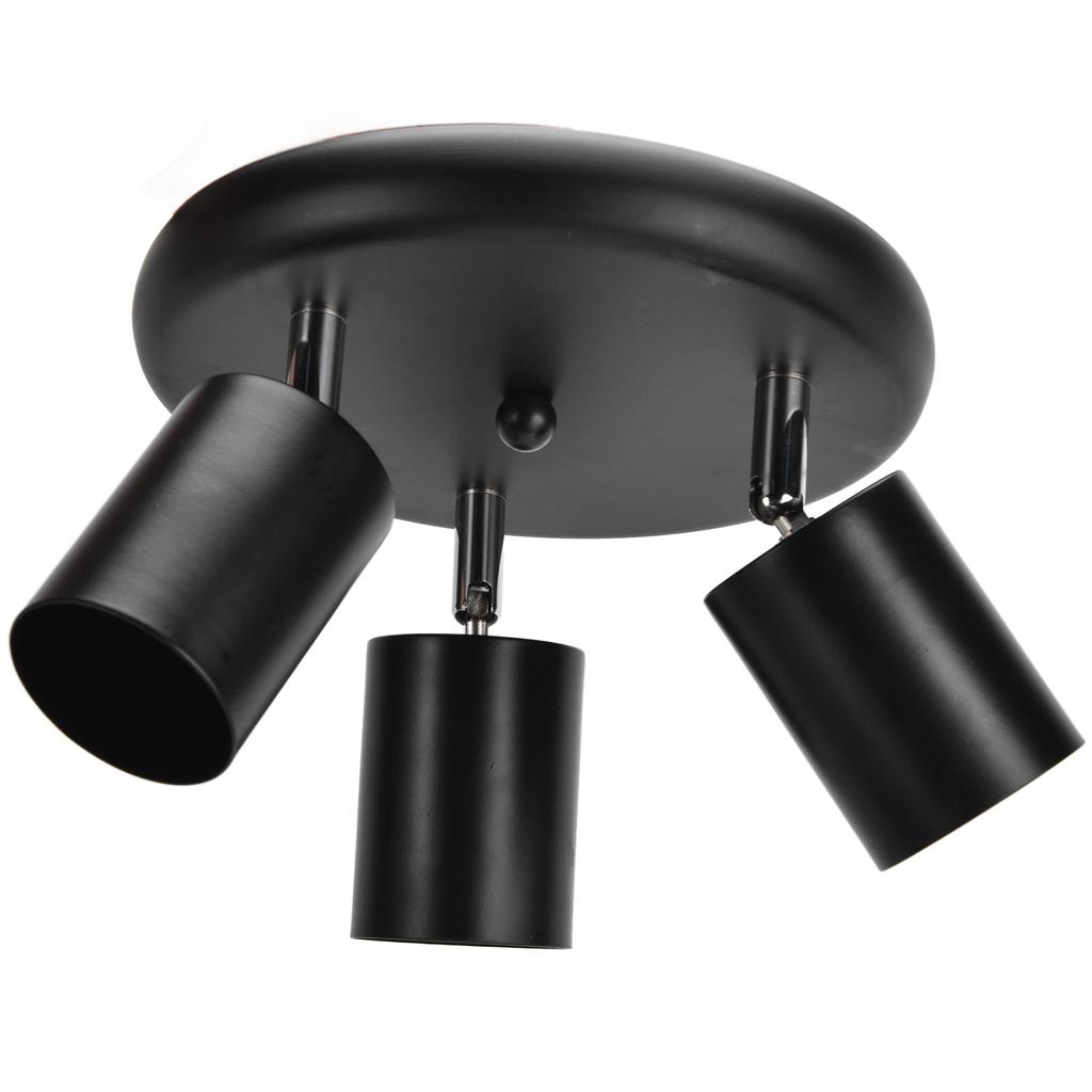 GU10 Ceiling Spotlight Holder 3 Head Rotating Lamp Base Fixture for Bedroom Dining Room Shopping