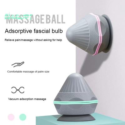 Массажный конус с прочной несущей конструкцией на присоске, нескользящий, мышечная релаксация, поясничная мышца, грудной отдел позвоночника, твердый адсорбционный фасционный шарик для йоги