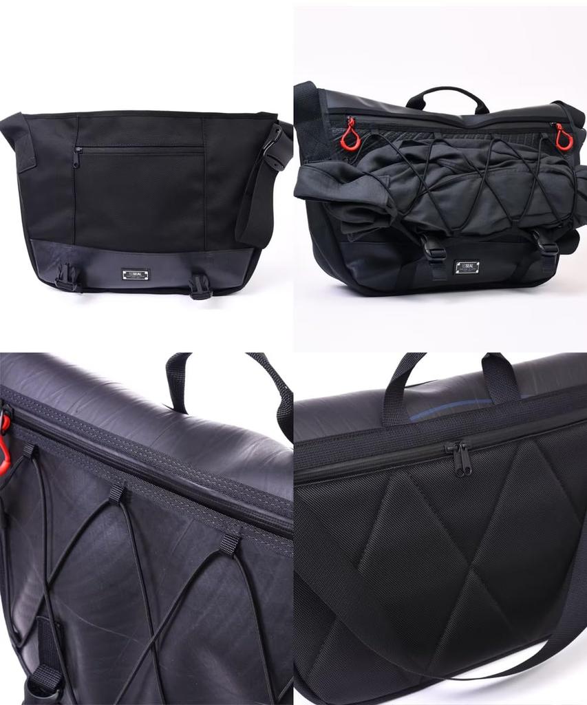 Сумка-мессенджер SEAL AMBIDEXTROUS, сумка-мессенджер для мотоцикла, водонепроницаемая, большая, через плечо, мужская PS-205BK