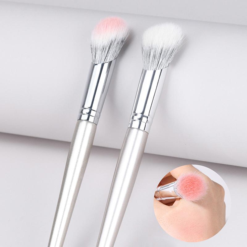 Скошенная кисть для румян Пудра Румяна Крем Жидкие румяна Кисть для макияжа Скошенная Точная кисть для румян Инструменты для макияжа Инструмент для красоты