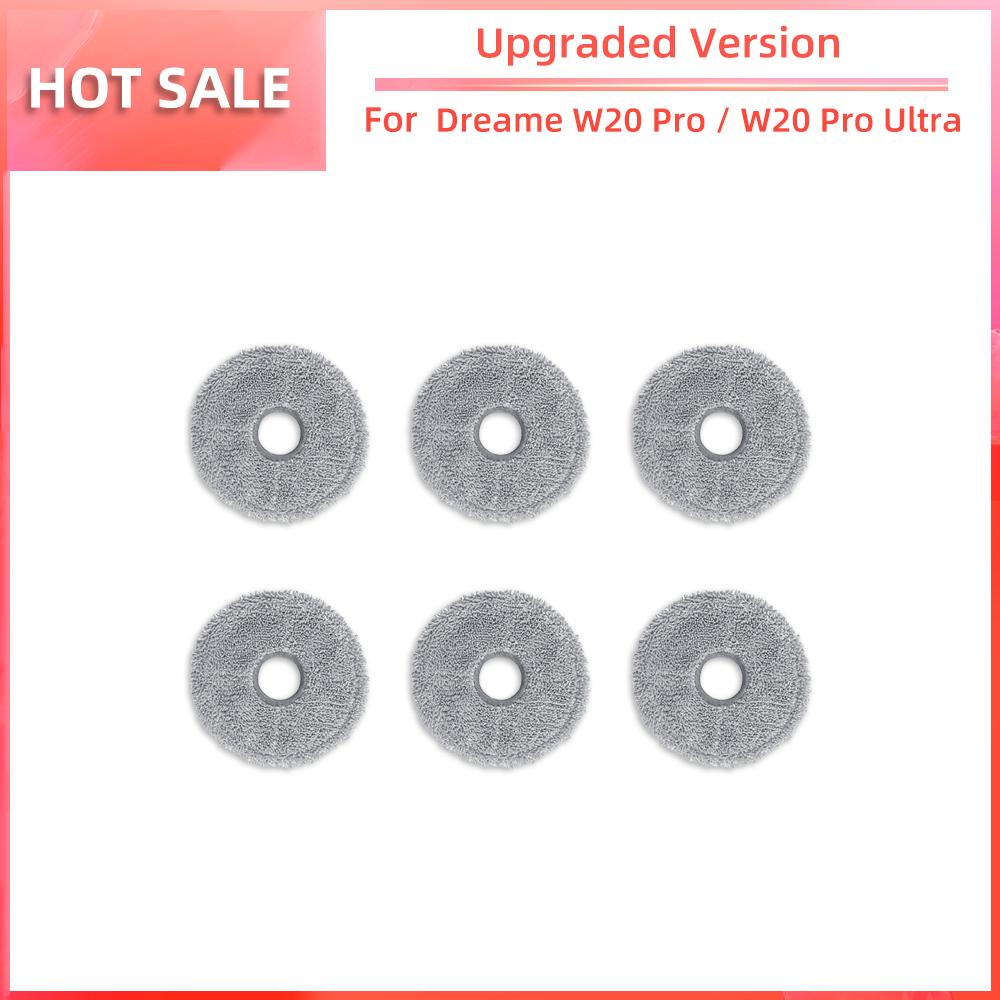 Совместимость с Dreame W20 Pro / W20 Pro Ultra Brush HEPA Filter Mop Pad Dust Bag Replacement Parts Accessories