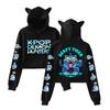 Hot K-pop Anime Kpop Demon Hunters Cute Tiger Crop Tops Women Sweatshirt Long Sleeve Girls Fashion Hoodie