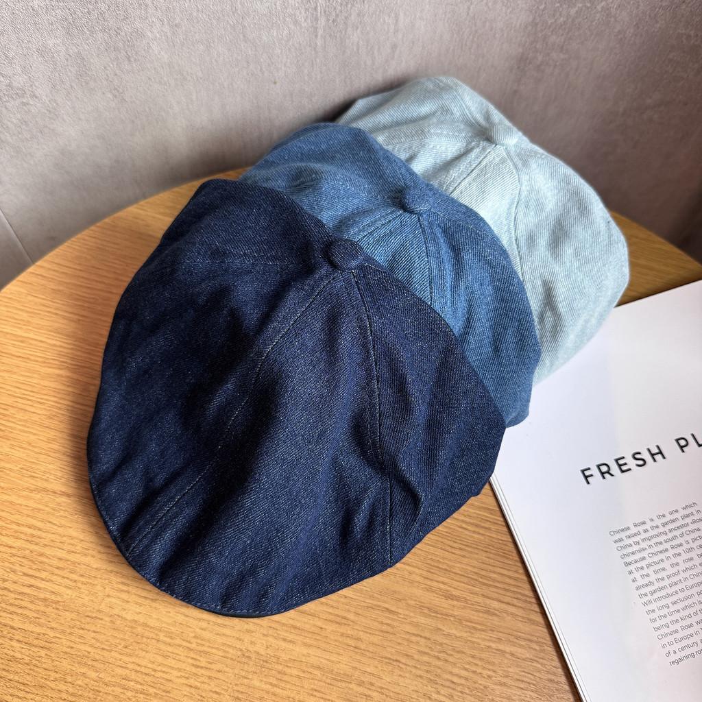 Denim Cotton Baseball Cap With Sun Protection Breathability For Casual Wear