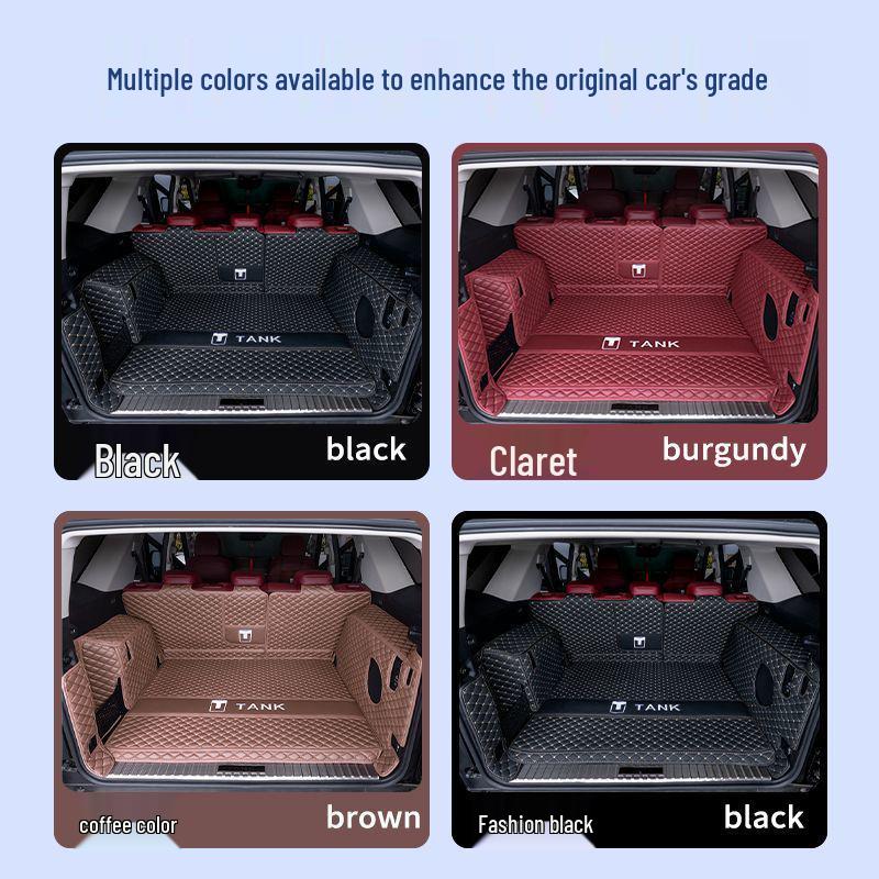 Eco-friendly Trunk Mat for Tank 400: Custom Surround Style Interior Trim for New Energy Models