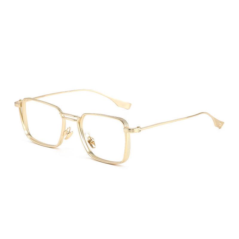 Металлическая оправа Оправа для очков для близорукости Анти-синий Плоское зеркало