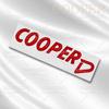 3D Металлическая Наклейка на Заднюю Дверь Багажника Cooper S D Эмблема Черными Буквами Аксессуар Декорации Кузова Автомобиля Для MINI T36 JCW