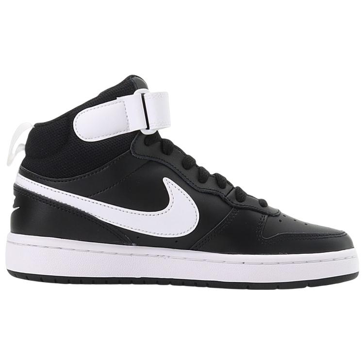 Nike Court Borough Mid 2 'Black White' GS CD7782-010