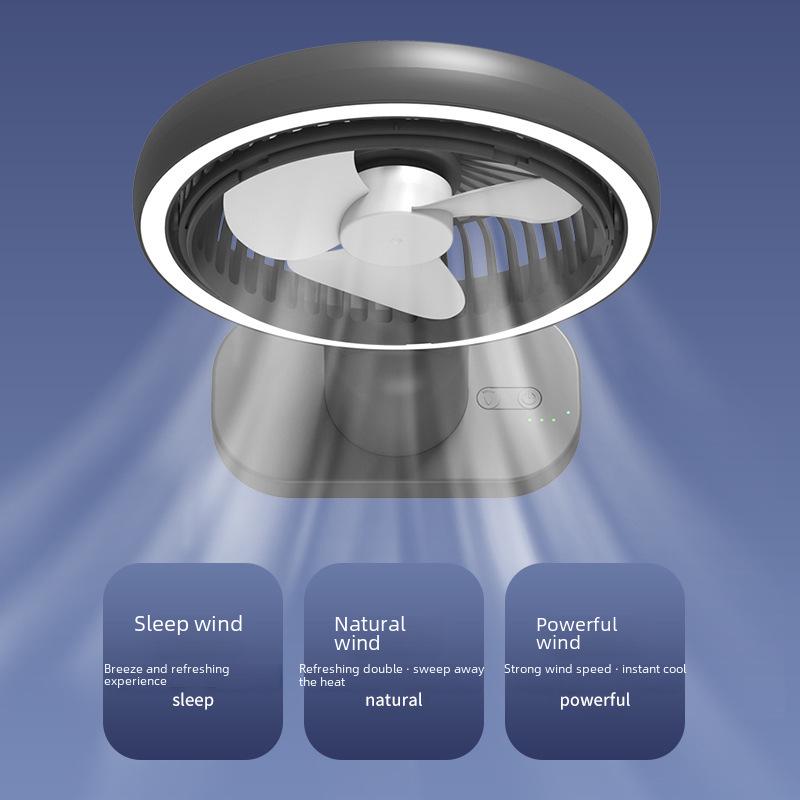 Compact USB Desktop Fan: Portable, High-Power Circulation for Home and Office