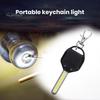 Мини-светодиодный брелок-фонарик, супер яркий, высокий люмен, 2 режима, компактный размер, портативный уличный фонарик COB, аварийный брелок для ключей