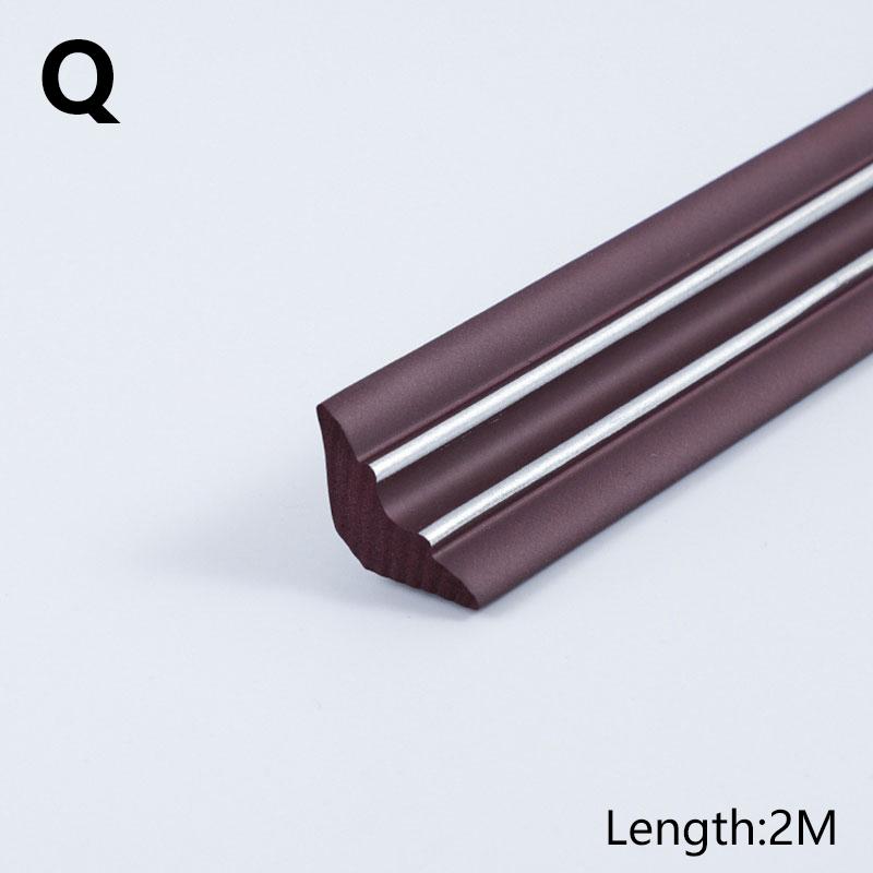 Новый NBR кромкооблицовочный самоклеящийся стикер на стену, украшение на потолок, верхний угол, мягкая линия