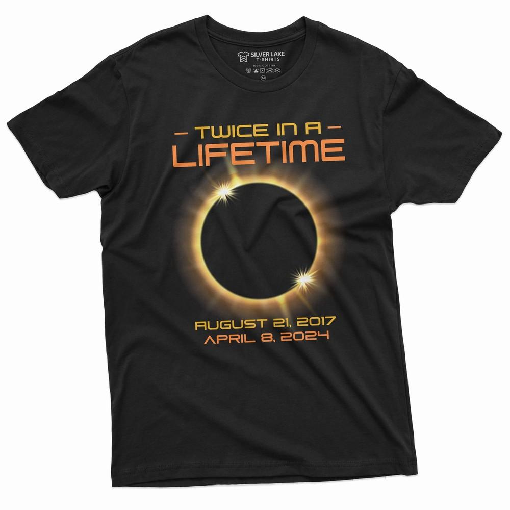 Solar Eclipse Shirt Twice In a Lifetime Total Solar Eclipse of April 8, 2024 Tee