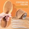 1Pair Latex Thermal Warm Insoles Thicken Soft Comfortable Insoles For Men & Women, Self-Heated Winter Sport Shoes Pad
