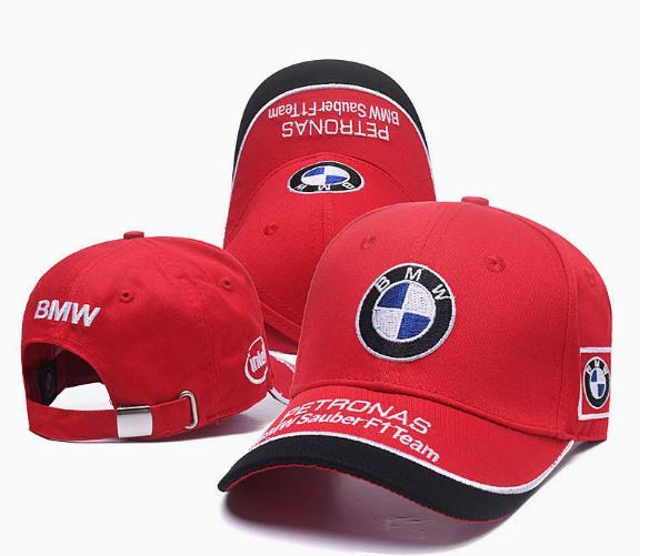 BMW Men's and Women's Hard Top Deep Top Baseball Hats Outdoor Sports Fashion Sunshade Duck Tongue Hats AJKRY1