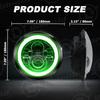 7-дюймовая светодиодная проекторная фара для мотоцикла с зеленым ДХО для Triumph Bonneville T100