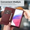 LC.IMEEKE For Samsung Galaxy A34 5G PU Leather Flip Folio Case RFID Blocking Wallet Stand Phone Cover