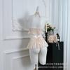 Female lingerie maid flirting lingerie young woman three-point temptation underwear open without sexy straps