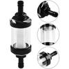 Accessories Fuel Filter Practical Reusable Replacement Chrome And Glass Diesel Filter Inline Petrol Motorcycle