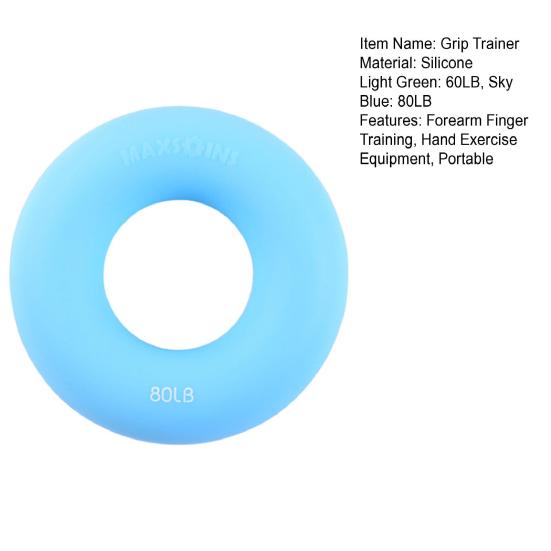 Кольцо для тренировки силы захвата 9 см, противоскользящее силиконовое кольцо для тренировки пальцев предплечья, усилитель для рук, инструменты для тренировок, портативное оборудование для ручных упражнений
