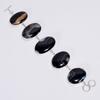 Dazzling Top Grade Qualite 100% Natural Black Botswana Agate Oval Shape Ethnic Handmade Jewelry 925 Steling Silver Bracelet 7-8" WSJ-4696