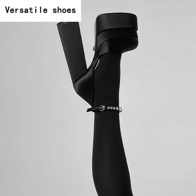 Ночной клуб CRYSTAL женские туфли-лодочки модная платформа толстый высокий каблук женские сексуальные стриптизерша вечеринка сандалии обувь