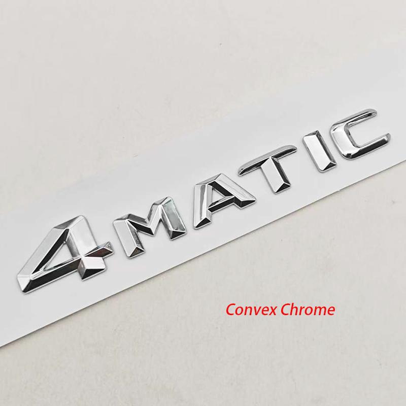 3D ABS Car Letters 4MATIC 4 MATIC Badge Sticker Rear Trunk Badge Emblem For Mercedes Benz C E G S GLC GLS Class AMG Accessories MH0