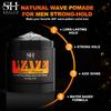 360 Wavy Frizz Control Gel Sevich Strong Hold Nourishing Scalp Wave Cream Natural Anti-Hair Loss Clay Hair Pomade for African Black Men