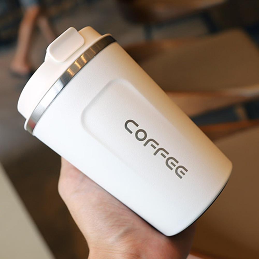 Вакуумная кофейная чашка из нержавеющей стали 510 мл, офисная кружка, креативная автомобильная чашка для отдыха на открытом воздухе