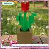3D-печатная пиксельная коробка для хранения и горшок с цветами из Minecraft