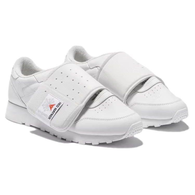Hed Mayner x Reebok Classic Leather Белые Унисекс Кроссовки RMIA041C99LEA001-0100
