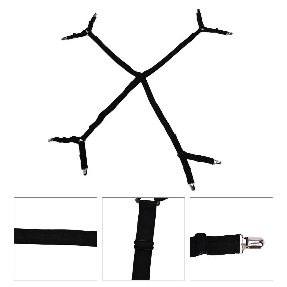 Black Multi-scene Bed Sheet Secure Holder Tablecloth anti-wind fixation