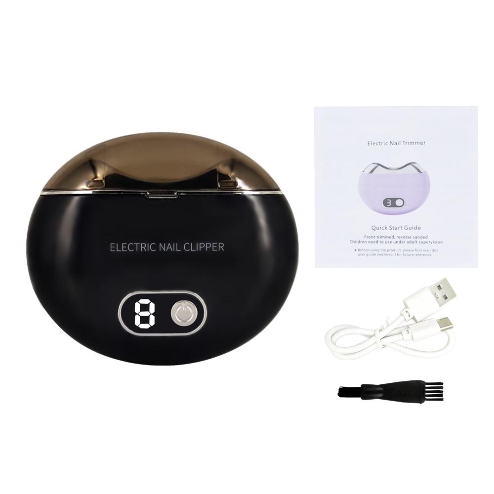 TEWIRROW Автоматические электрические кусачки для ногтей с УФ-лампами, безопасные кусачки для ногтей, пилочка для ногтей, перезаряжаемый триммер для ногтей для пожилых людей, детей