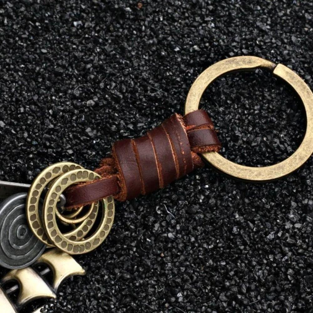 Цинковый сплав цинка винтажный брелок скелет из натуральной кожи модный винтажный брелок пиратский корабль брелок для мужчин