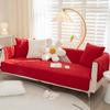 Warm Plush Sofa Covers Slipcovers Sofa Towel Winter Warm Non -Slip Couch Cover For Living Room Sofa